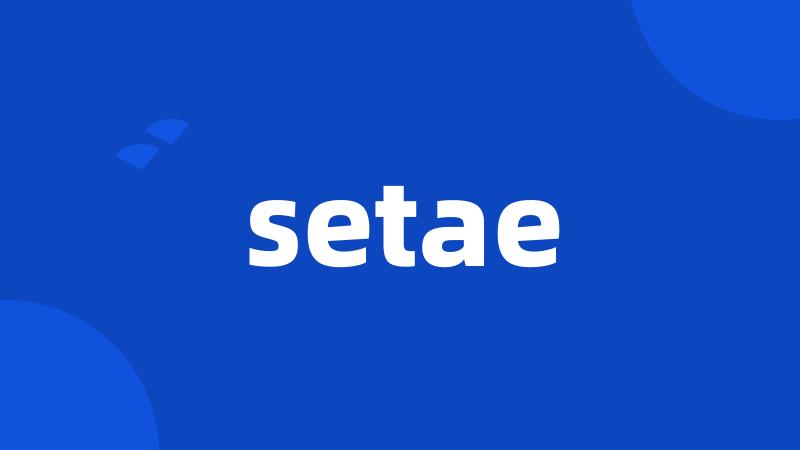 setae