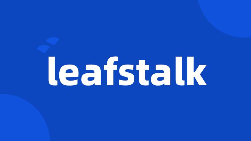 leafstalk