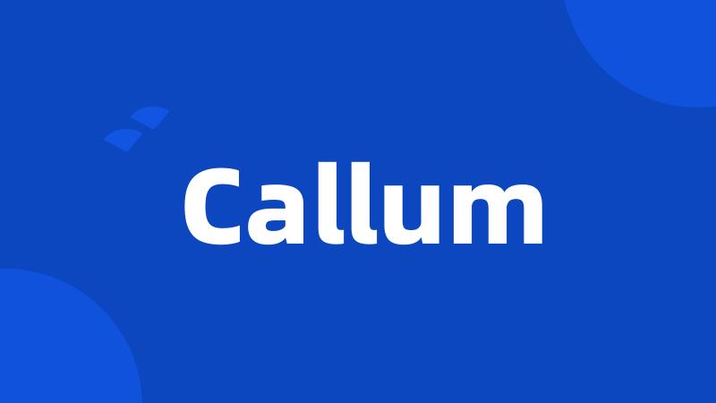 Callum