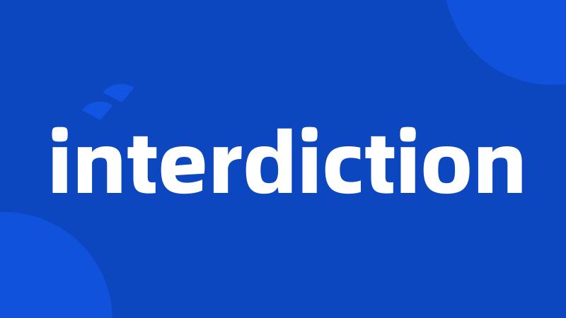 interdiction