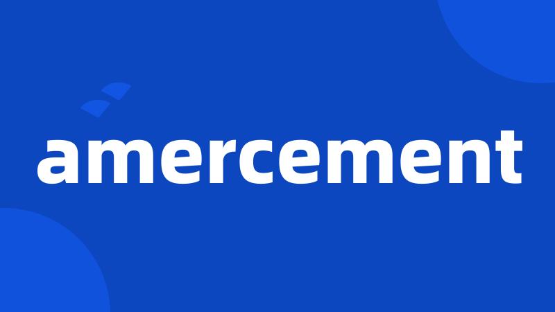 amercement