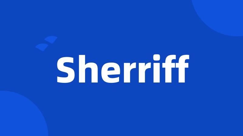 Sherriff