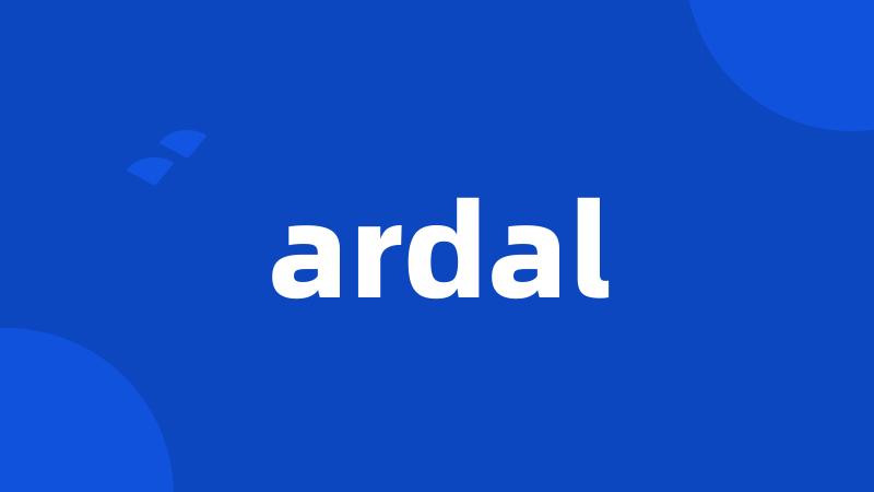 ardal