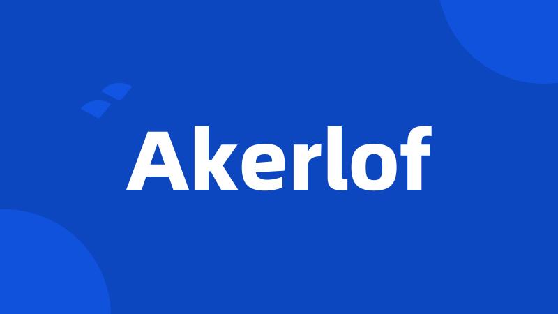 Akerlof