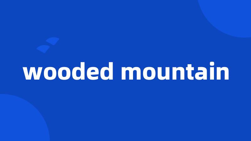 wooded mountain