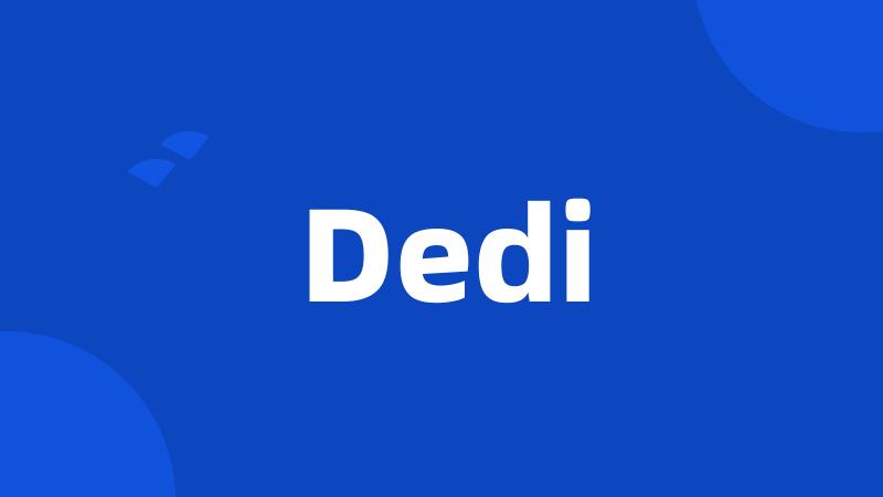 Dedi