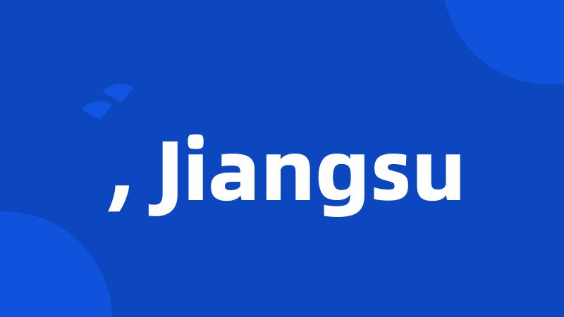 , Jiangsu