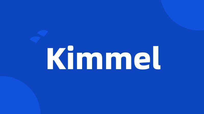 Kimmel