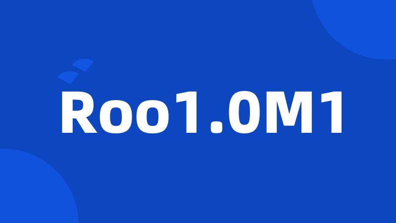 Roo1.0M1