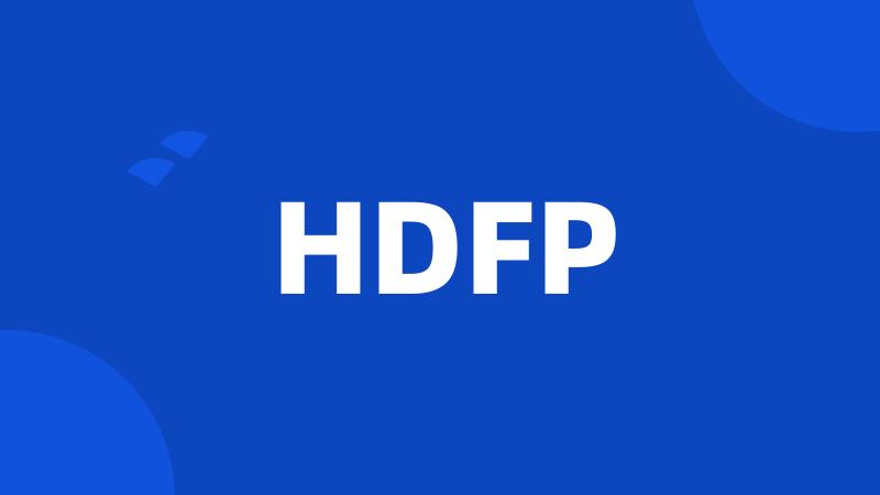 HDFP