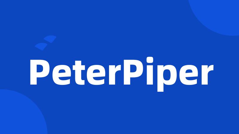 PeterPiper