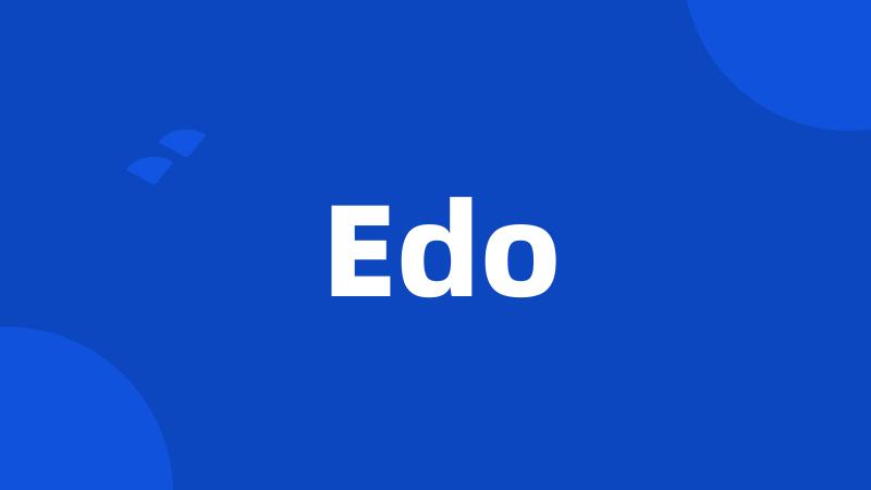 Edo