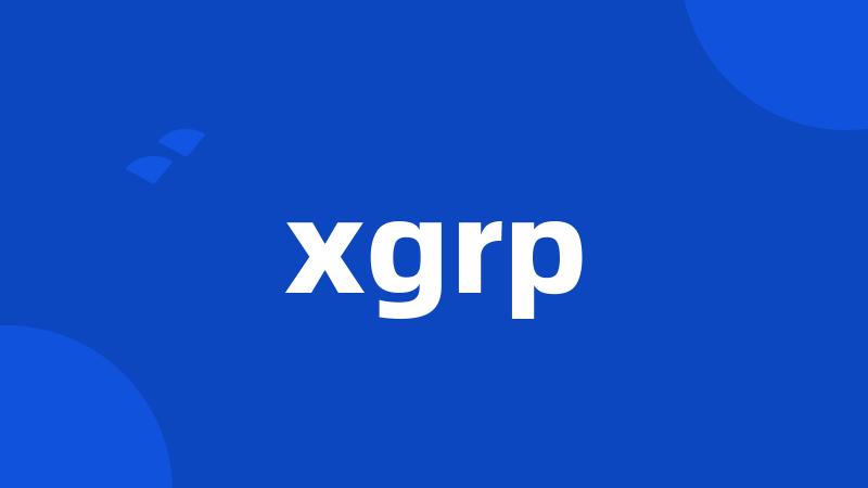 xgrp