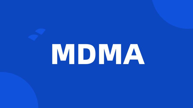 MDMA