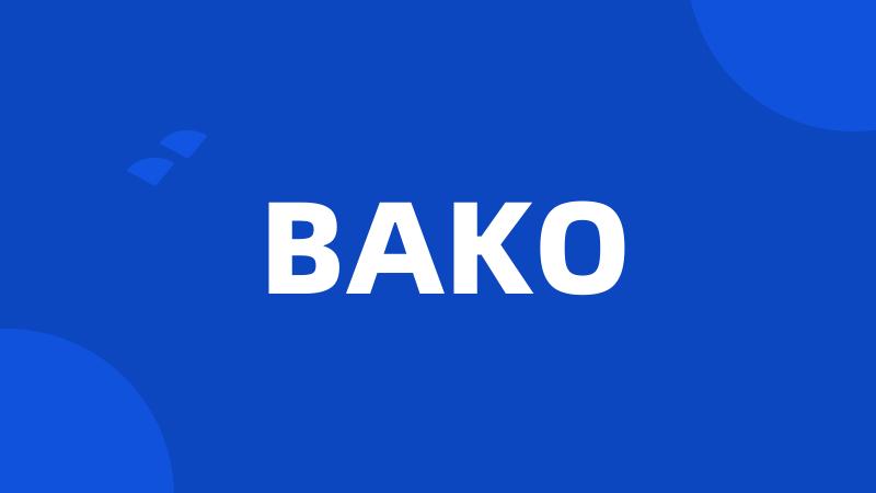 BAKO