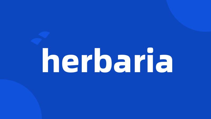 herbaria