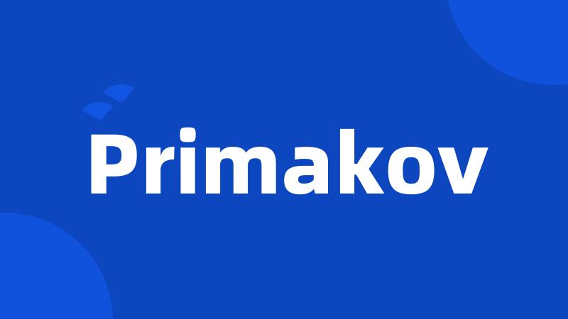 Primakov