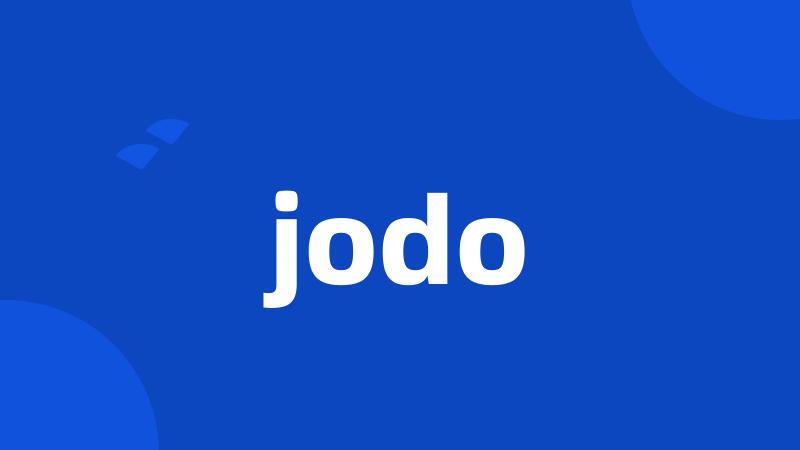 jodo