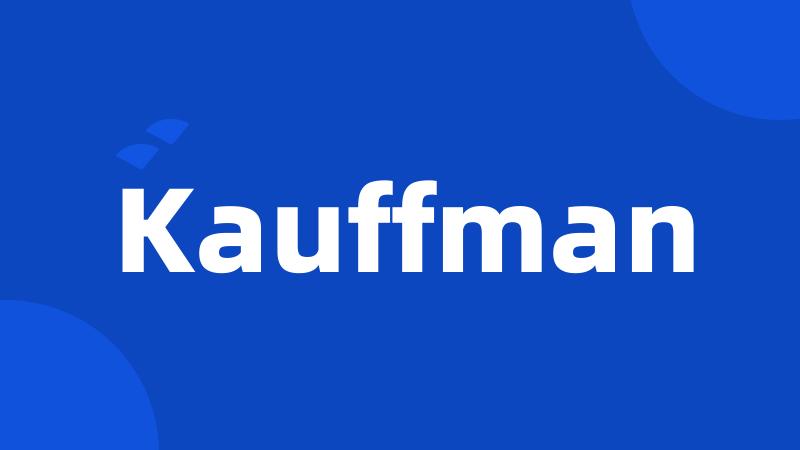 Kauffman