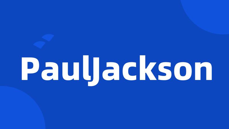 PaulJackson