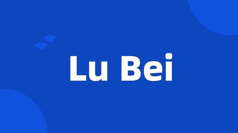 Lu Bei