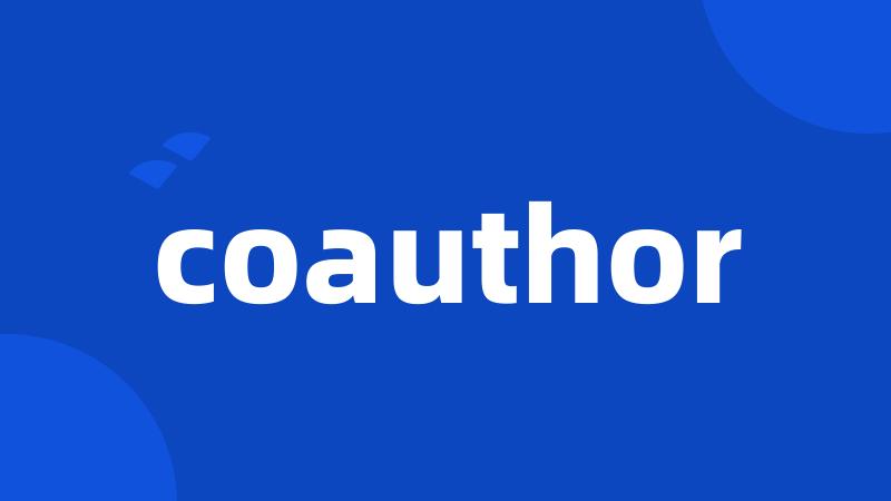 coauthor