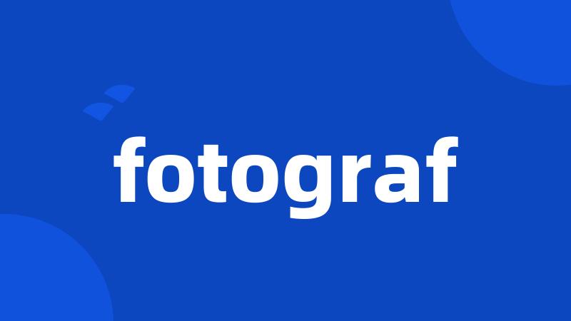 fotograf