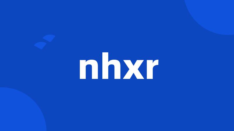 nhxr