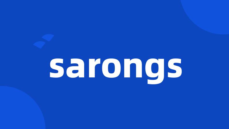 sarongs