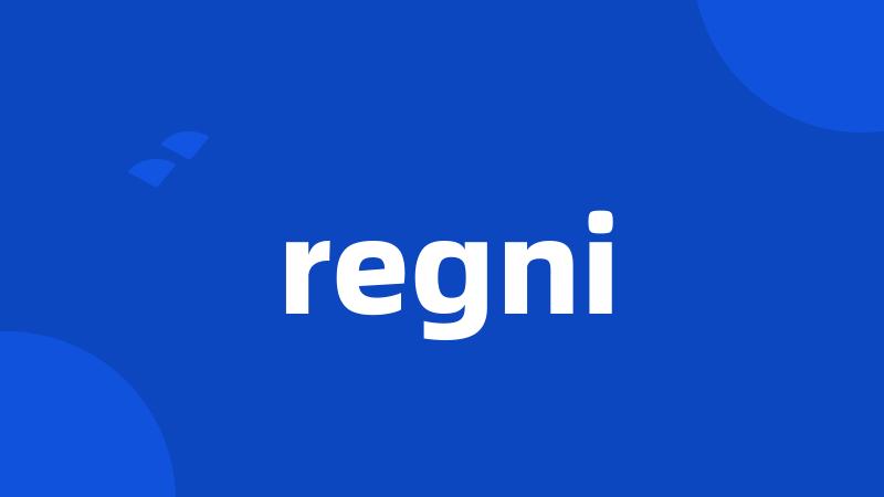 regni