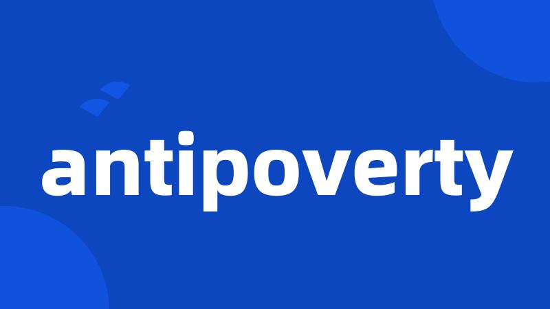 antipoverty