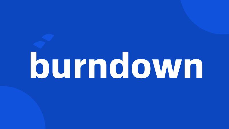 burndown