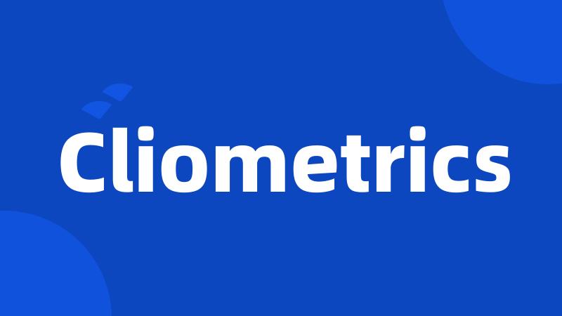 Cliometrics