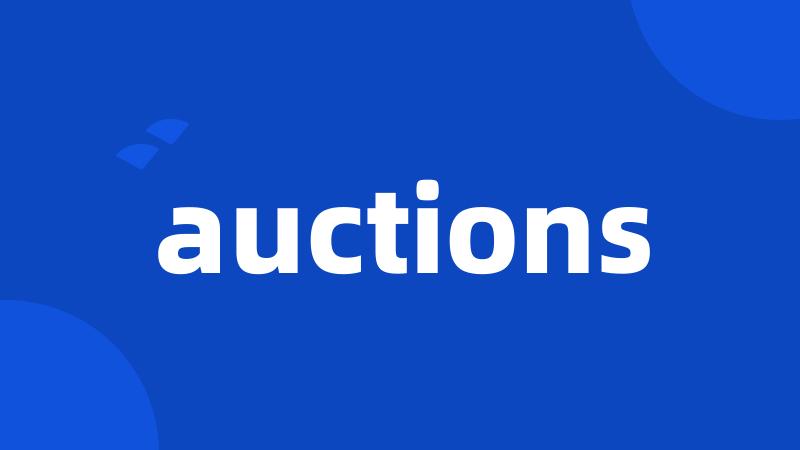 auctions