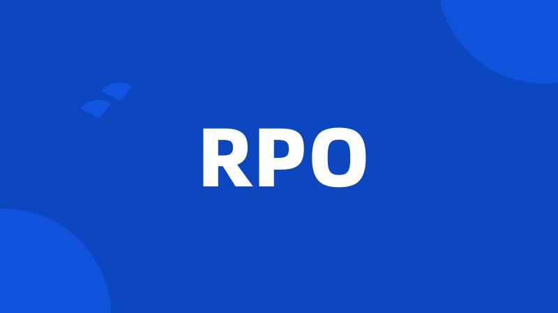 RPO