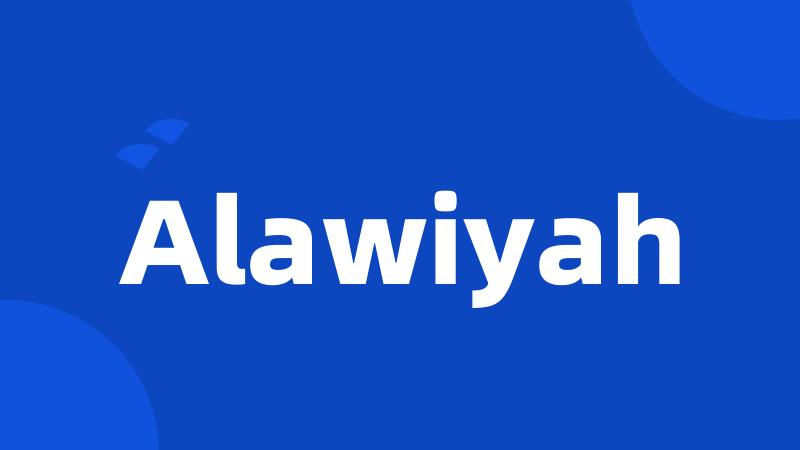 Alawiyah