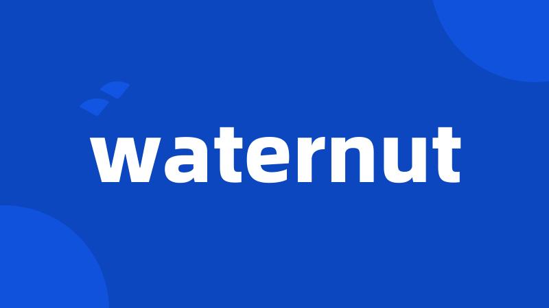 waternut