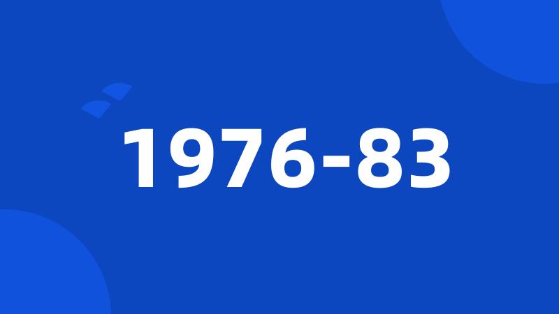 1976-83