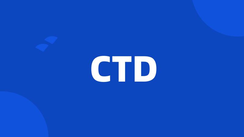 CTD