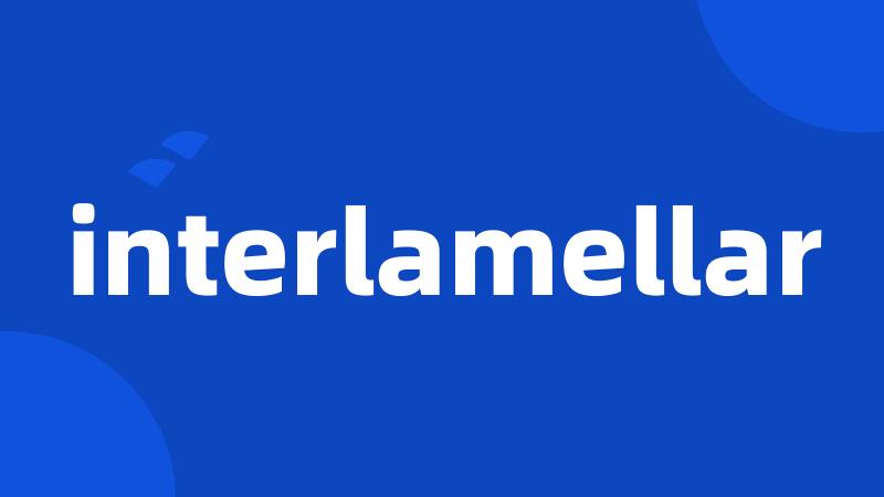 interlamellar