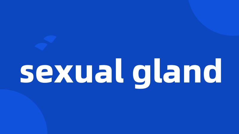 sexual gland