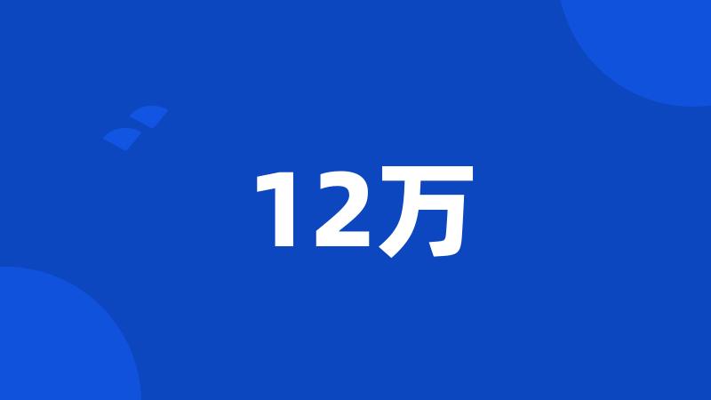 12万