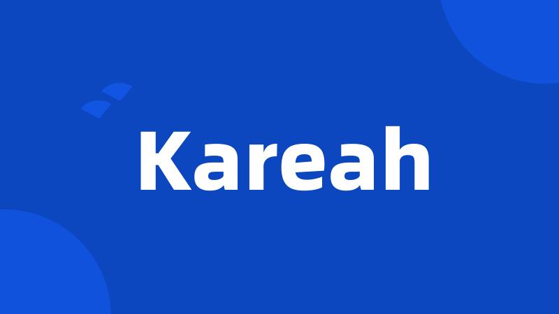 Kareah