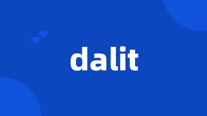 dalit