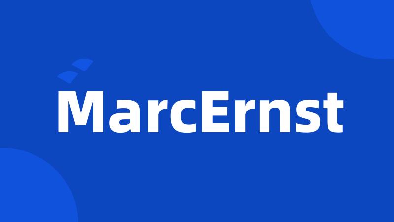 MarcErnst