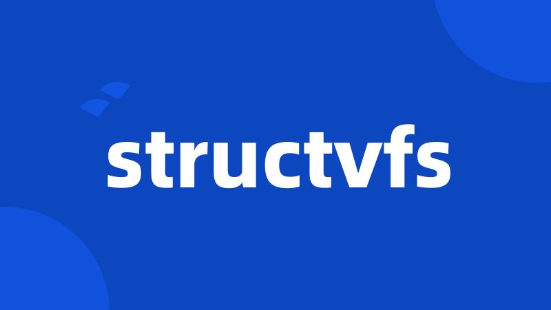 structvfs