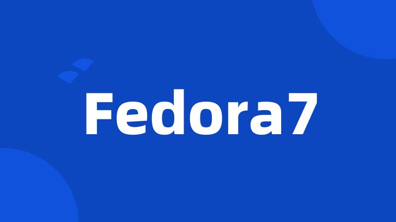 Fedora7