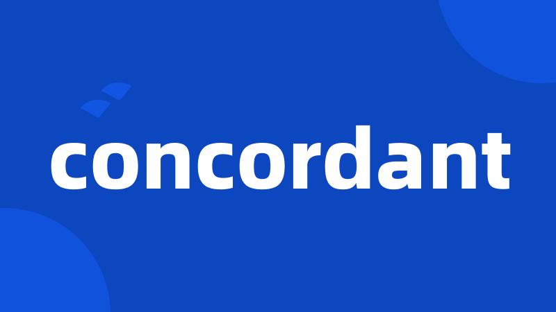 concordant