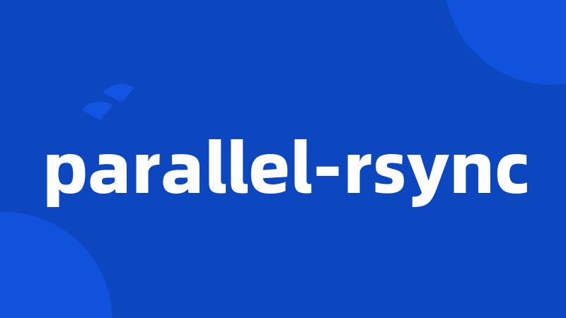 parallel-rsync