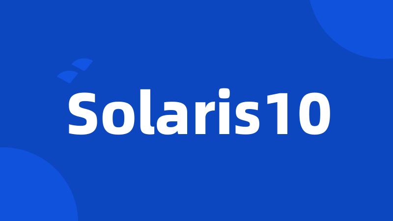 Solaris10